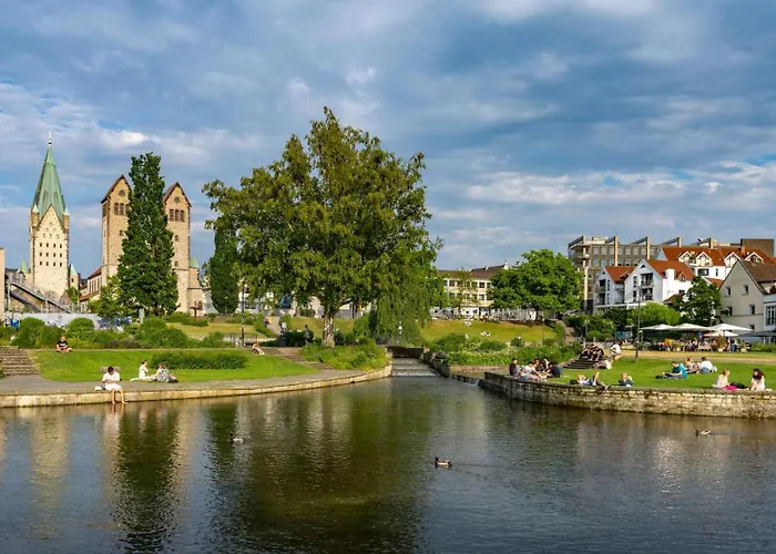 Charmante Am Paderquellgebiet In 公寓 *